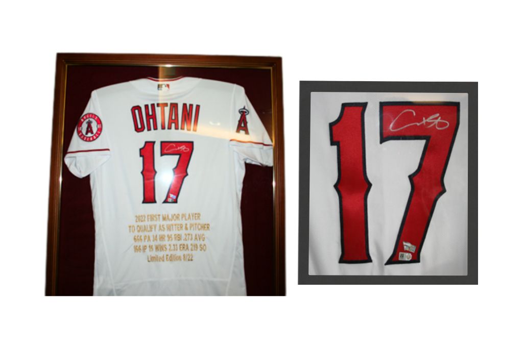大谷翔平　直筆サイン入りエンジェルスユニホーム